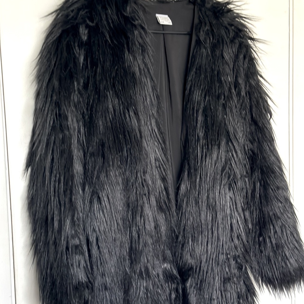 Black Shag Coat